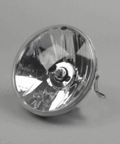 Optique de phare avant glace lisse halogène pour Vespa Px 125 /150 / 200 origine piaggio H4 / livré avec faisceau
