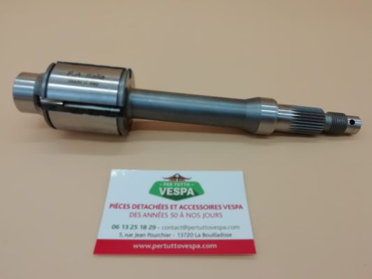 Arbre de boite à vitesses (arbre de roue) pour Vespa Px à partir de 84 /T5 / Cosa2 - Qualité OEM