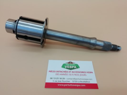 Arbre de boite a vitesses (arbre de roue) pour Vespa Sprint / Gtr / Rally / Ts / Super / Px 1er serie avant 84