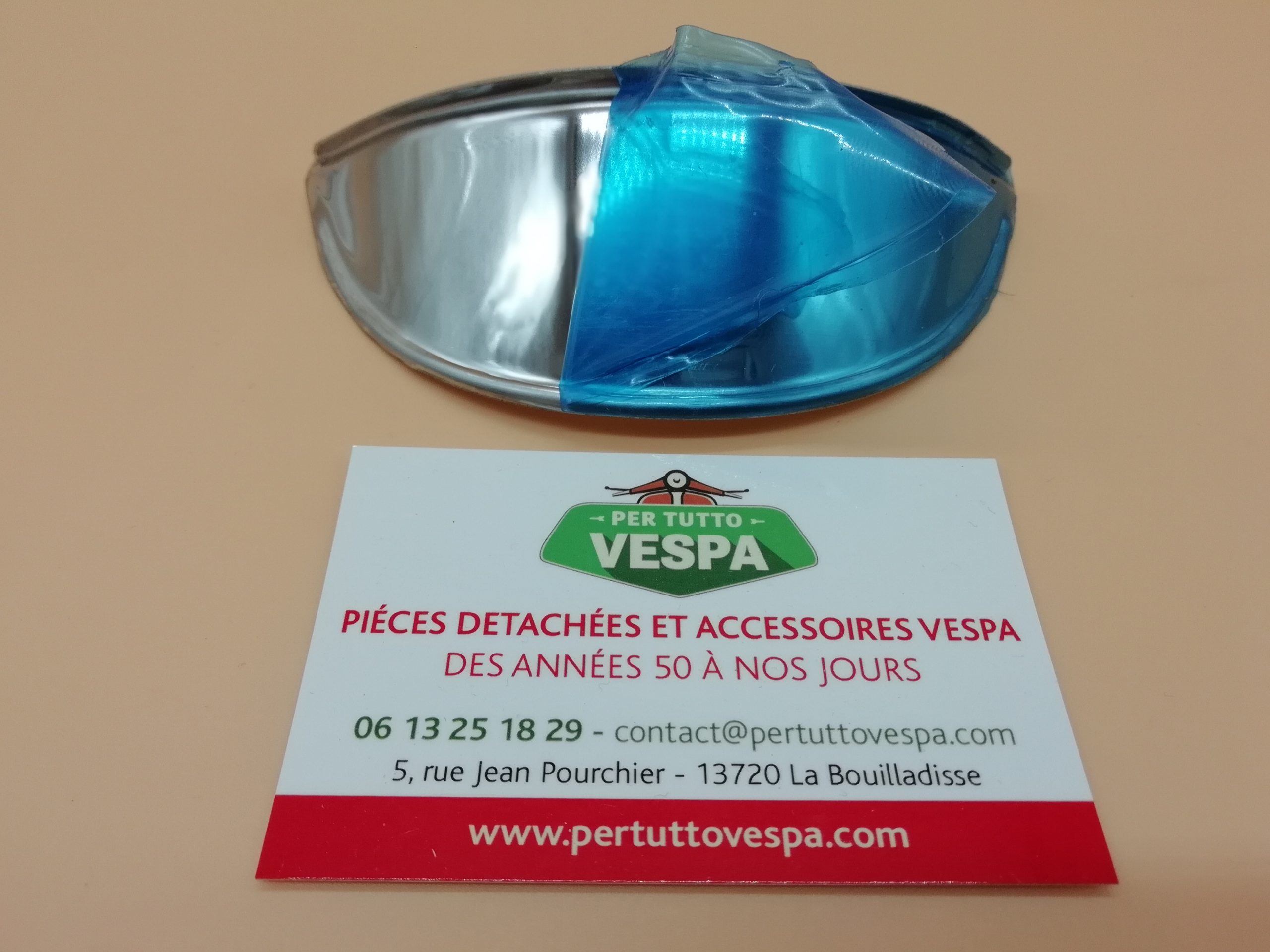 Anneau De Phare Noir Mat MOTO NOSTRA Pour Vespa Primavera De Bj. 2013 Anneau De Lampe De Remplacement - Auto