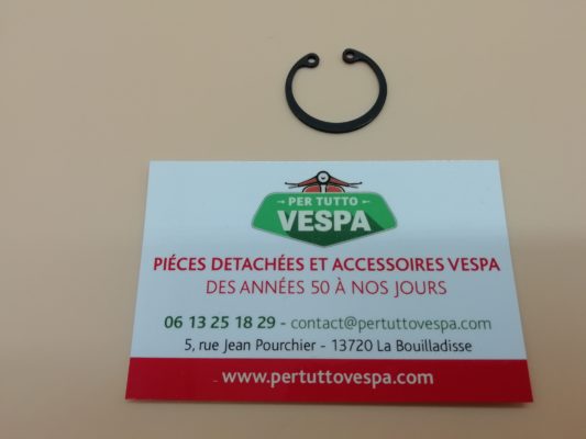 2 Circlips de piston pour Vespa PX 200 - 180SS - Rally 180.200 / D 16