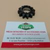 Pignon lanceur de kick (engrenage)  pour Vespa 125 / 150 / 200 Px  / T5 / Cosa / 180 / 200 Rally  12 dents / 12 encoches / Di 20.5