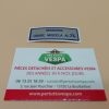 Sticker (autocollant) du réservoir pour Vespa « mélange 2% »