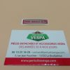 Sticker (autocollant) du bouchon de réservoir pour Vespa "mélange 2%"