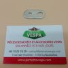 Fixation du câble de compteur ( bas de fourche ) pour Vespa 50 / 125 Primavera / ET3 / 160 Gs / 180 Ss