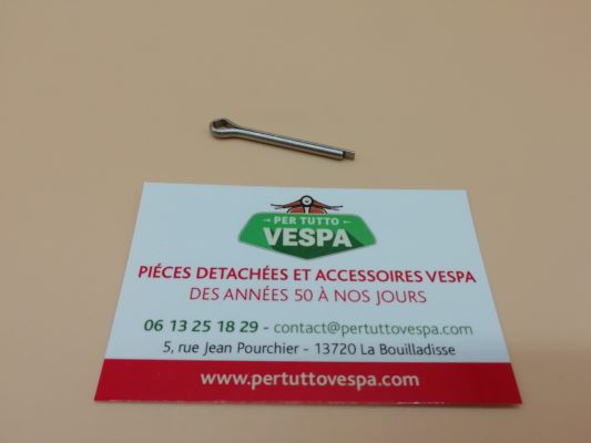 Goupille frein de l'écrou du tambour avant et arrière pour Vespa 50 / 125 Primavera / Sprint / Gtr / Rally / Ts / Px (3.5 x 32 mm)