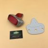 Feu arrière origine SIEM en métal poli (avec joint gris) pour Vespa 150 GL / 160 GS / Gt 1ére série / Vna / Vnb