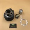 Ensemble cylindre en fonte GOETZ qualité OEM + piston / 125 cc  /  D : 52,5mm  / 3 transferts pour Vespa GTR / TS / PX / LML 2T ...