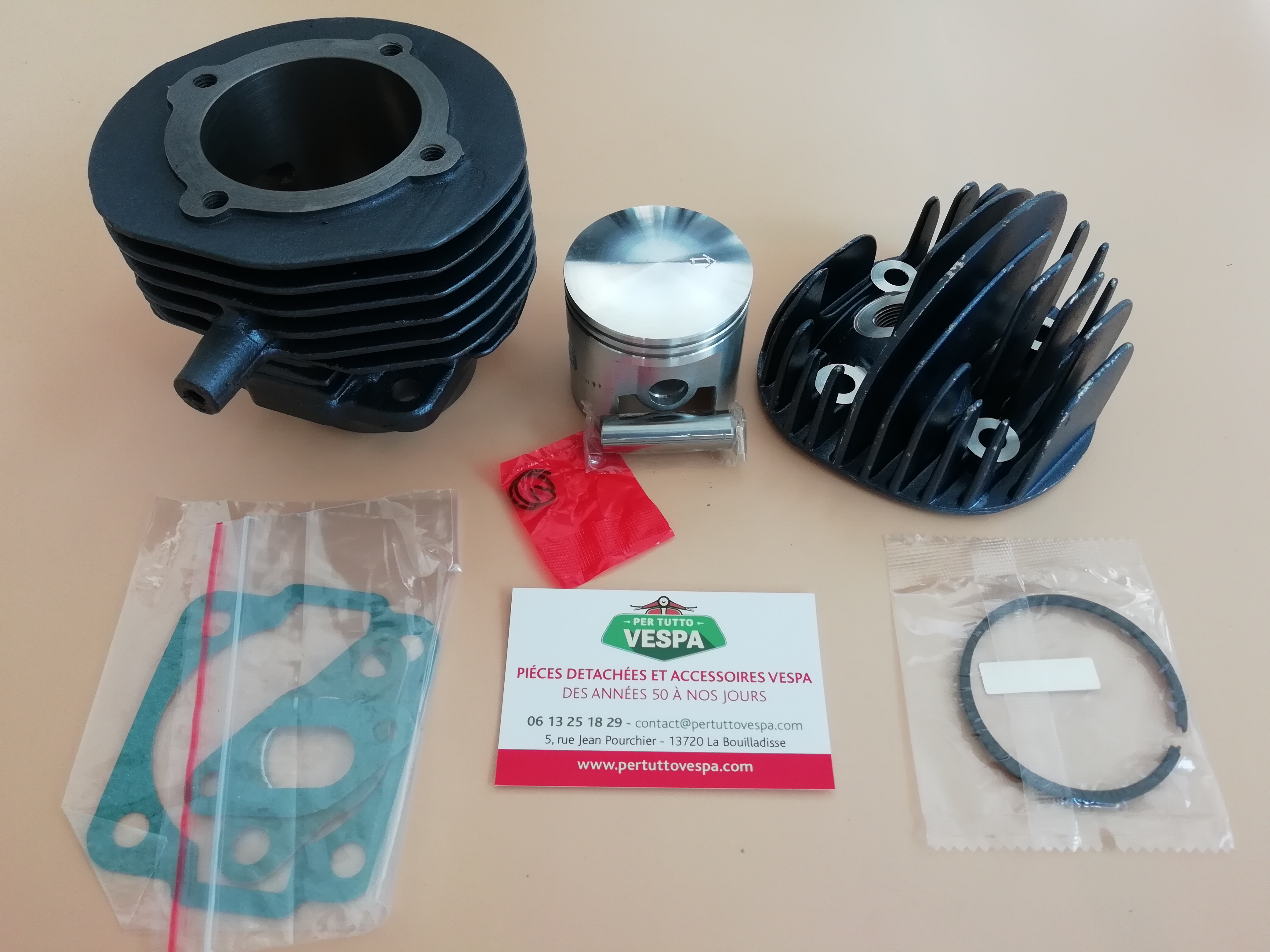 Kit De Joints De Cylindre Polini Pour Vespa 50 PK, 50 Special, 50 XL - Pièce De Rechange Moteur 2 Temps