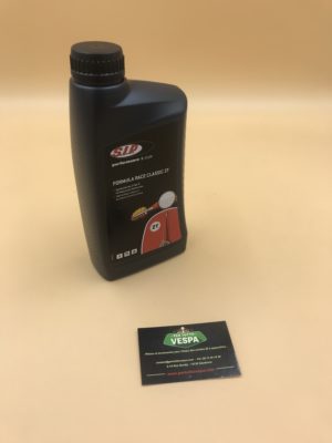 Huile 2 Temps 100% Synthèse "Sip" 1L pour graissage direct ou séparé pour Vespa