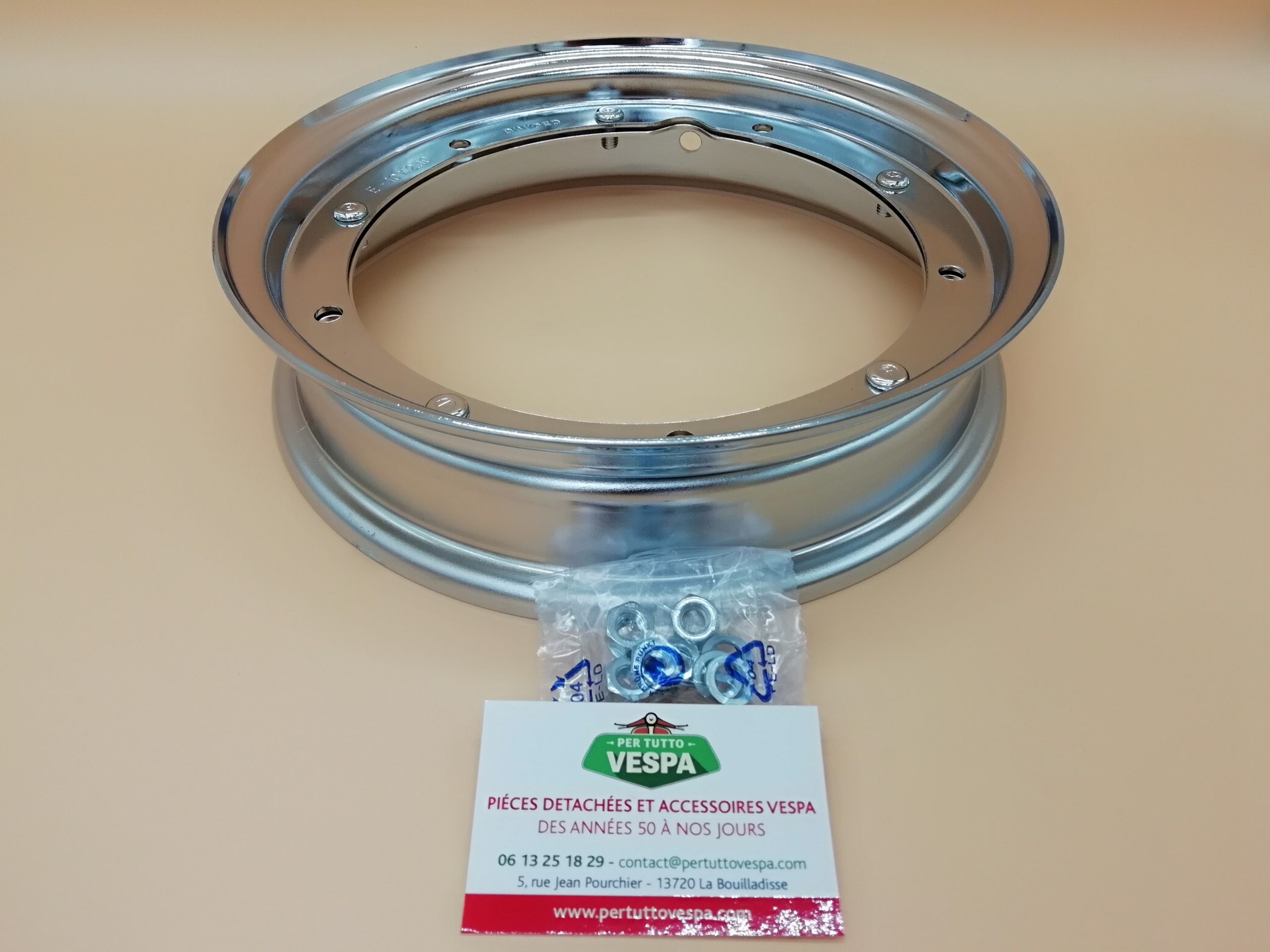 Jante Adaptable D'origine Pour VESPA 50, ET3, PX, PK - Pièce Neuve Générique