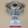 Jante chromée 3.50 / 8 pour Vespa Acma / Type N ... Fixation 4 trous
