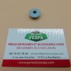 Joint de la tirette du robinet d'essence de couleur gris pour Vespa