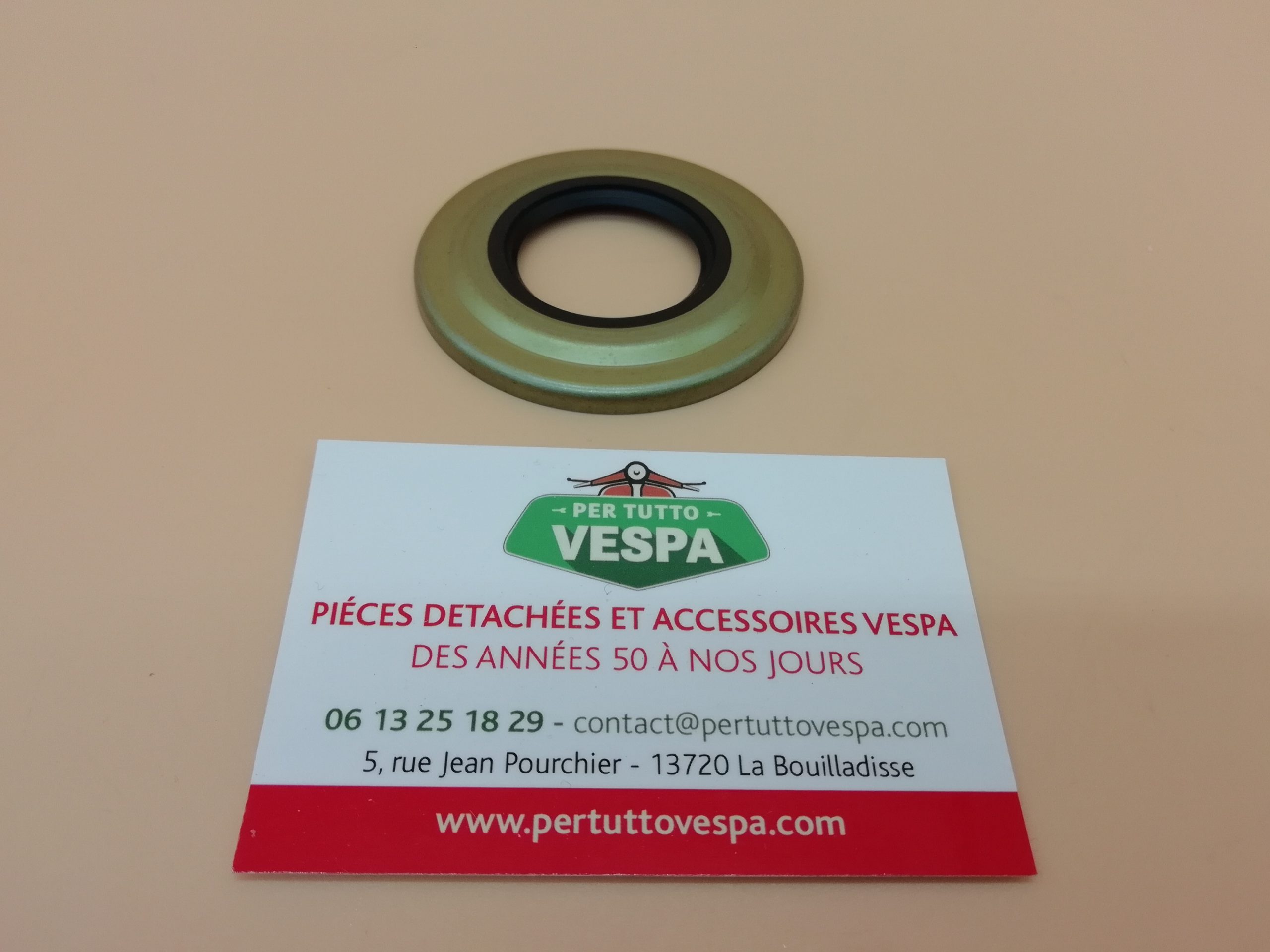 Jeu De Coussinets D'arbre Moteur Côté Embrayage FAG Pour Vespa Acma/Piaggio 125 (1951-1959)