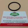 Joint torique suspension avant D. 34 - 28 - 2.5 mm ( se place des 2 cotés du bras ) pour Vespa 50 / 125 Primavera / ET3