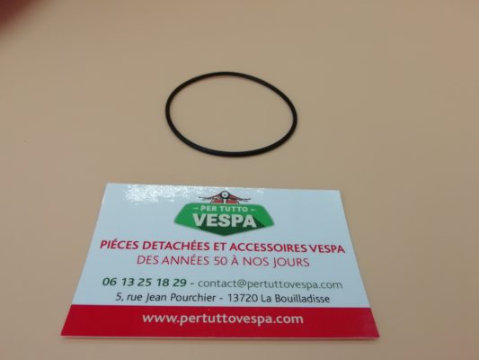 Joint torique du porte mâchoires (disque anti-poussière) arrière pour Vespa Sprint / Gtr / Vba / Vna / Vnb / Vbb / Rally / Ts / Px