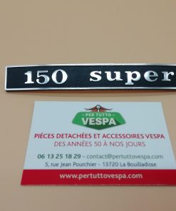 Monogramme (badge,logo) de coque arrière pour Vespa 150 SUPER