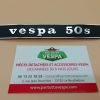Monogramme (badge, logo) de coque arrière VESPA 50 S pour 50