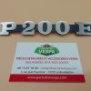Monogramme d'aile (badge-logo)  P 200 E  pour Vespa Px
