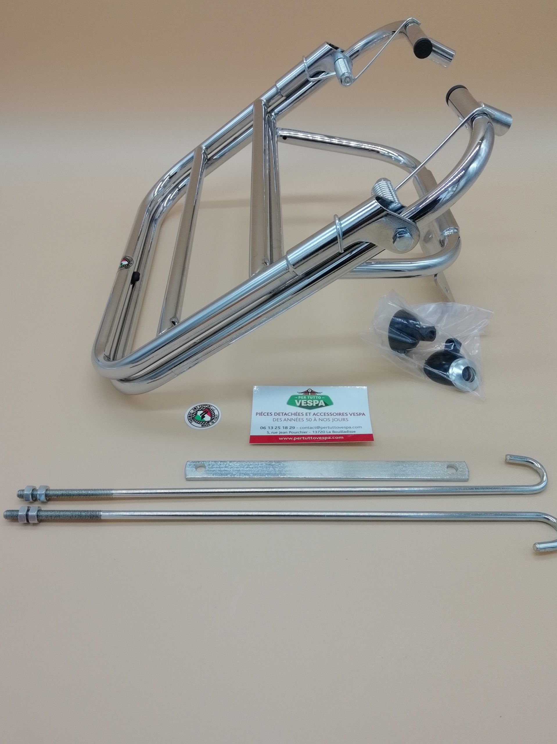 Porte bagage arrière Cuppini pour Vespa 50/90/100/125 Primavera
