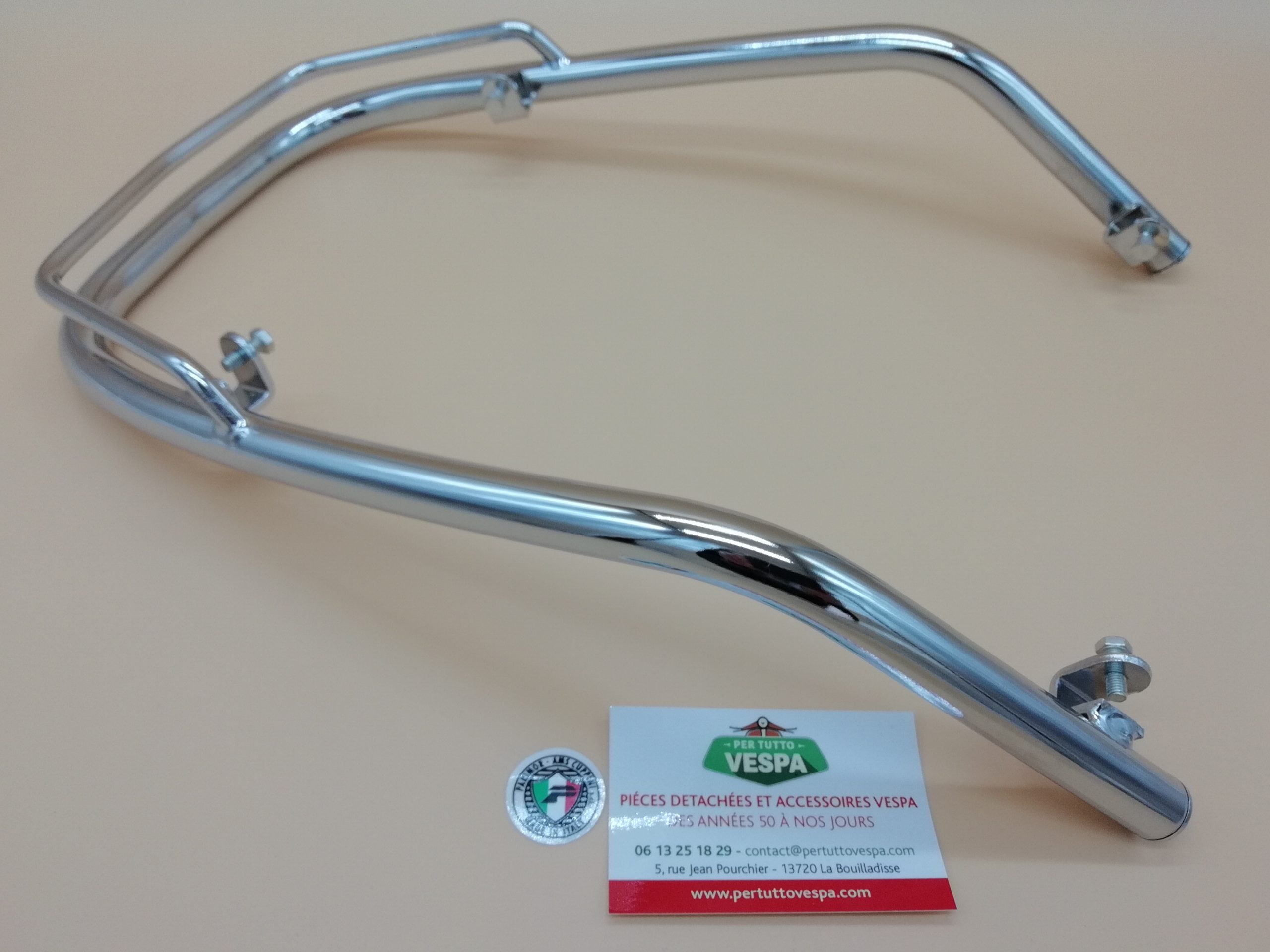Garde-boue Avant Chrome Pour Scooter Piaggio Ciao / PX - Neuf - Réf. BestPrice 42523