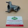 Collecteur (raccord) d'échappement pour Vespa 50 / 125 Primavera / ET3 / PK 50 -  (M6/50mm, bride de cylindre Ø=8mm/52mm