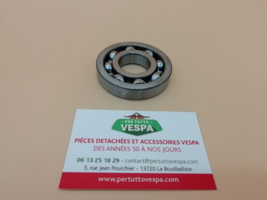 Roulement de vilebrequin 8 billes -  D. 25 / 62 / 12 pour Vespa acma / vnb / gt / gtr / rally / px / t5