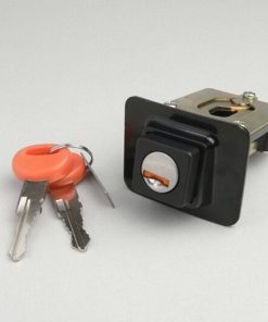 Serrure complète de selle pour Vespa PX / T5 avec 2 clés