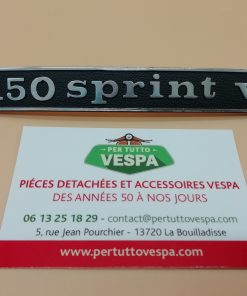 Monogramme (badge, logo) de coque arrière VESPA SPRINT V pour Vespa sprint Veloce