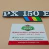 Monogramme (badge, logo) d'aile arrière PX 150 E pour Vespa PX
