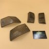 Cabochons de clignotants av et ar gris fumés pour Vespa PX