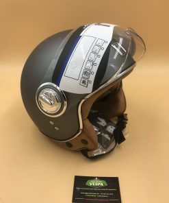 Casque NOX jet Idol gris titane mat avec visière taille M