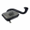 Pot d'échappement acier vernis pour Vespa 125 - 150 Super VNC/​VBC