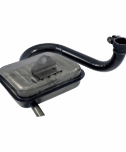 Pot d'échappement acier vernis pour Vespa 125 - 150 Super VNC/​VBC