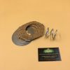 Kit embrayage complet origine (4 disques + plateaux + ressort) pour Vespa 50 / 90 / 125 Primavera / ET3 / Ape / Pk