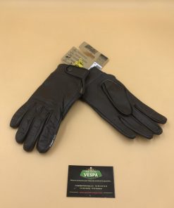 gants 4SQUARE mi-saison en cuir marron perforés "dandy"  homologués CE sans renforts (confort absolut) taille M