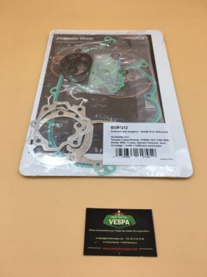 Pochette de joints renforcés BGMPRO pour vespa PX 80-125-150-200  / Rally200, Cosa, Sprint Veloce, joints toriques inclus. - avec/sans graissage séparé