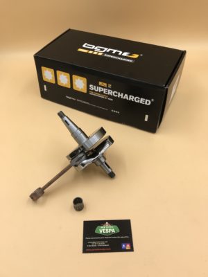 Vilebrequin BGM PRO Touring (admission rotative) course de 60mm-bielle de 105mm pour Vespa PX 125-150