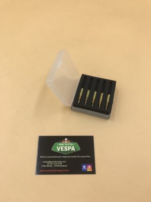 Set de 5 gicleurs de ralenti (gicleur secondaire) pour carburateur Si Dellorto