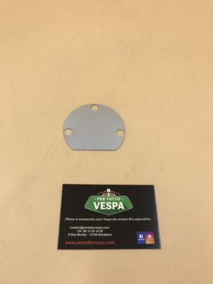 Bouchon (cache) en inox du trou de démarreur électrique  - Permet de supprimer le démarreur et de boucher l'emplacement des vespa Px / T5