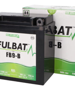 Batterie (gel), sans entretien -FULBAT 12N9-4B1 / YB9-B, 12V 9Ah, 135x75x139mm  / Pour vespa PX / Cosa