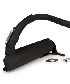Pot d’échappement BGM PRO touring (style banane) pour Vespa 125 Primavera / ET3 avec chicane amovible (db killer)