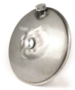 Réservoir de roue de secours 5 Litres (se fixe au centre de la roue du tablier) pour vespa avec jante de 10" ouverte