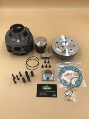 Kit VMC racing Super G en fonte 177cc D63 ( culasse, cylindre , piston complet , joint ) pour vespa PX 125-150 / sprint / GTR / TS ( ce produit est exclusivement réservé à la compétition )
