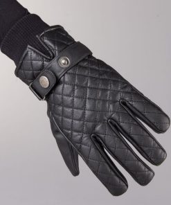 Gants hiver Moto Ride & Sons Bullit cuir perforé Noirs - homologués CE sans renforts (confort absolut) taille XL