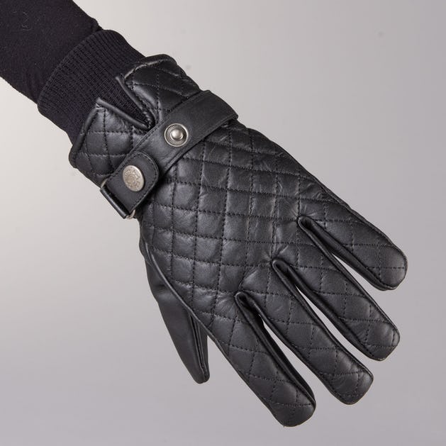 Gants hiver Moto Ride & Sons Bullit cuir perforé Noirs - homologués CE sans  renforts (confort absolut) taille L - PER TUTTO VESPA