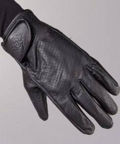 Gants été Moto Ride & Sons Daytona cuir perforé Noirs - homologués CE sans renforts (confort absolut) taille XL