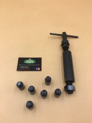 Outils pour montage vilebrequin pour Vespa 50-125 primavera /ET3/ PK50-125/S /XL/XL2/ 125 GTR 2°/TS 2° /150 VL-Sprint V2° /Super 2° / PX80/125/150/200 /T5/ Cosa