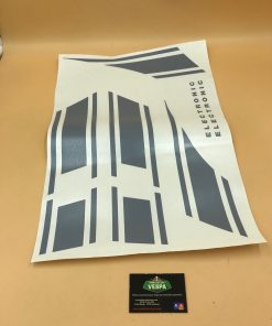 Sticker (autocollant) pour vespa Rally - GTR - TS ... couleur gris nardo (bandes garde boue avant et ailes arrière)