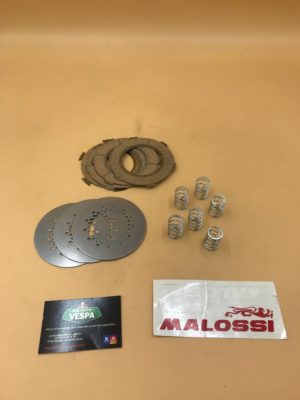 Disques d'embrayage sport Malossi MHR pour vespa PX80/125/150 - 4 disques - 6 ressorts